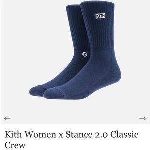 Kith x Stance Navy Blue Socks Sold Out Online